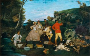 El desayuno de caza de Gustave Courbet